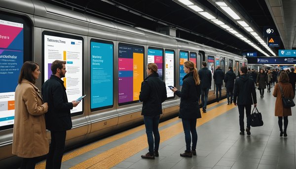 Prix de l'affichage publicitaire dans le métro : tarifs et stratégies